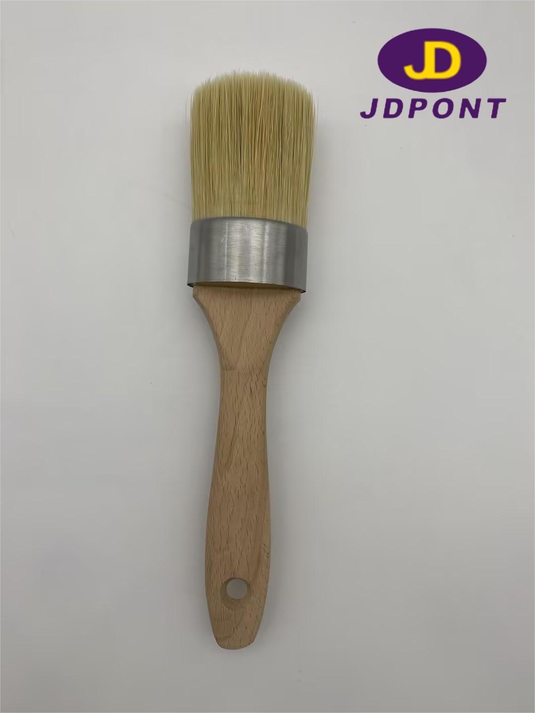 Pro Grade Wooden Handle Round Paint Brush Series painting brush boiled synthetic filament  painting tools  with different sizes