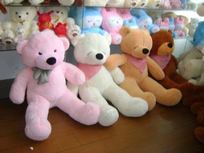 wholesale soft unstuffed plush animal teddy bears toy skins