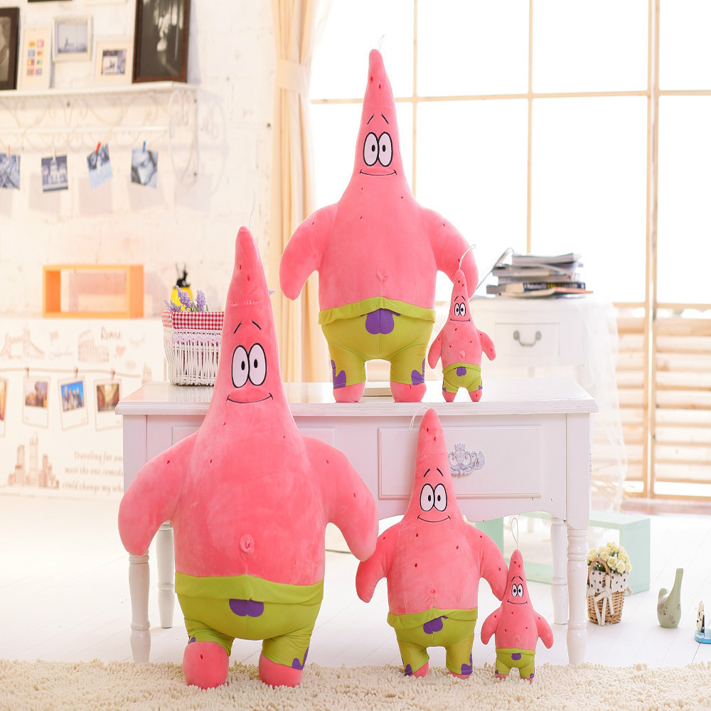 Bob Toy Patrick Star Plush Toy Soft Cartoon Animal Doll For Children Animation Dolls for sale