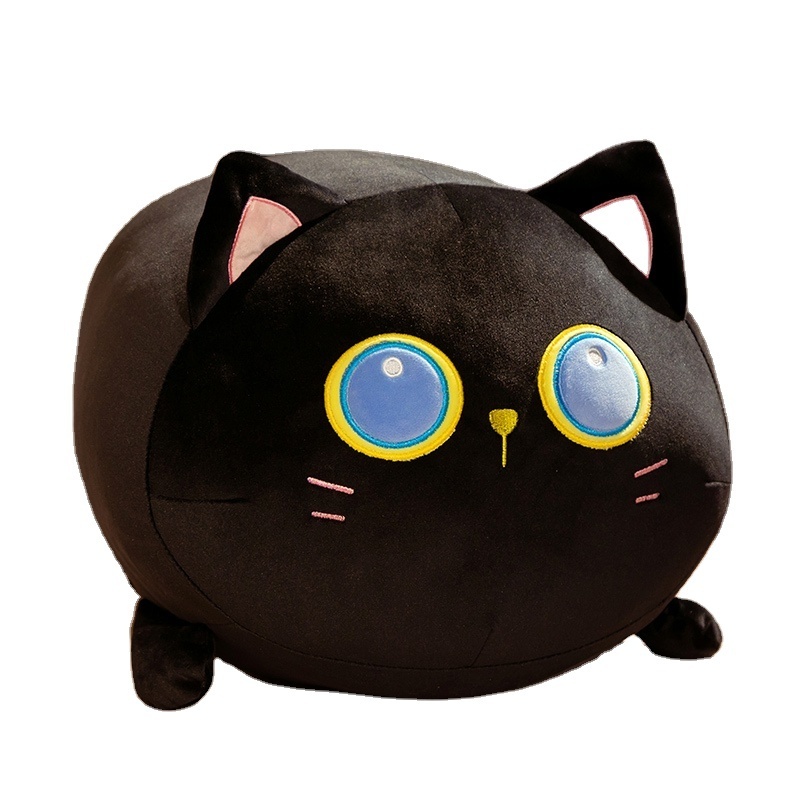 New Arrival Custom Cute Kitten Plush Pillow Soft Anime Cat Dolls Stuffed Animal Toys Plush Cat