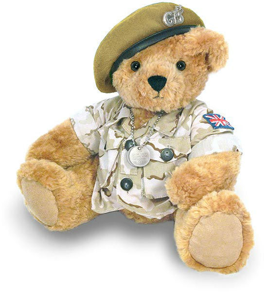 All of our Soft Toys Khaki Beret Army Teddy Bear Khaki Beret, soldier teddy bear soft toy