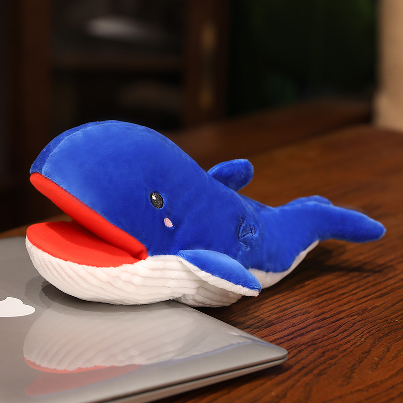 new sunrise Custom logo popular shark whale  sea animal kids hand finger puppets stuffed animals frog shape soft plush toy