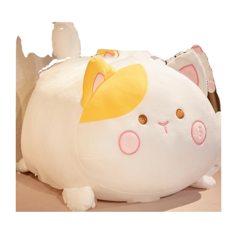 New Arrival Custom Cute Kitten Plush Pillow Soft Anime Cat Dolls Stuffed Animal Toys Plush Cat