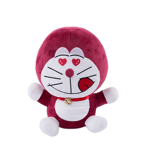 20/30/40cmWholesale customized stuffed plush Doraemon cat  Doll with cartoon face&small bell(blue)