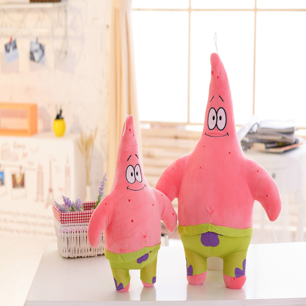 Bob Toy Patrick Star Plush Toy Soft Cartoon Animal Doll For Children Animation Dolls for sale