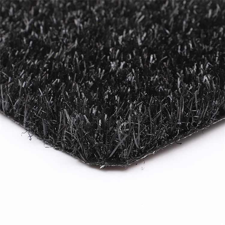 Chinese Factory Price Professional Manufacturer Artificial Turf Tile Black Leisure Grass