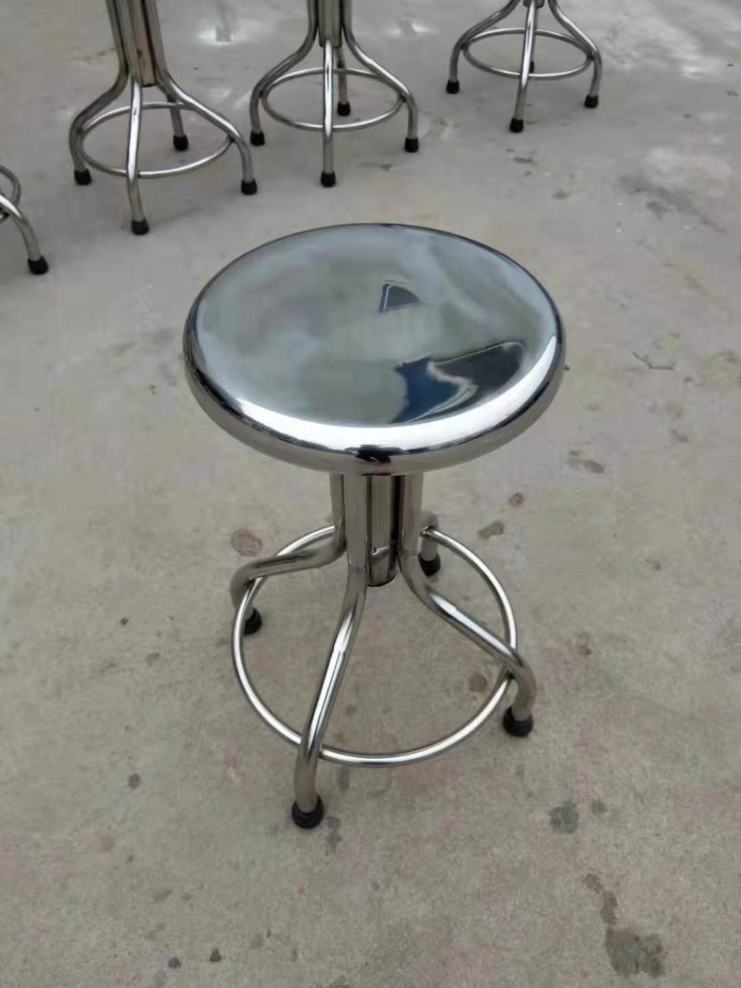 Stainless steel hospital furniture nurse stool for patient and doctor