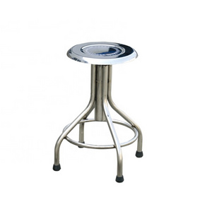 Stainless steel hospital furniture nurse stool for patient and doctor