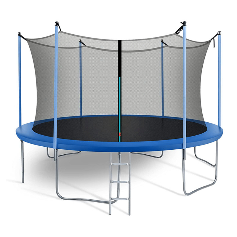 JKL New material professional Kids and adults big 12ft outdoor bungee recyclable steel trampoline tent prices with cover