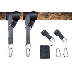 Outdoor Adjustable Tree Swing Hanging Straps Kit Extra Long Straps with Safer Lock Snap Carabiner Hooks for Swing or Hammock