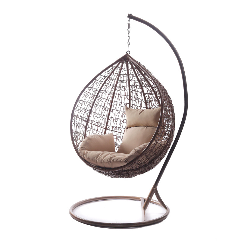 Cheap price indoor outdoor acrylic modern hanging swing chair bamboo patio garden rattan wicker egg swing clear chair