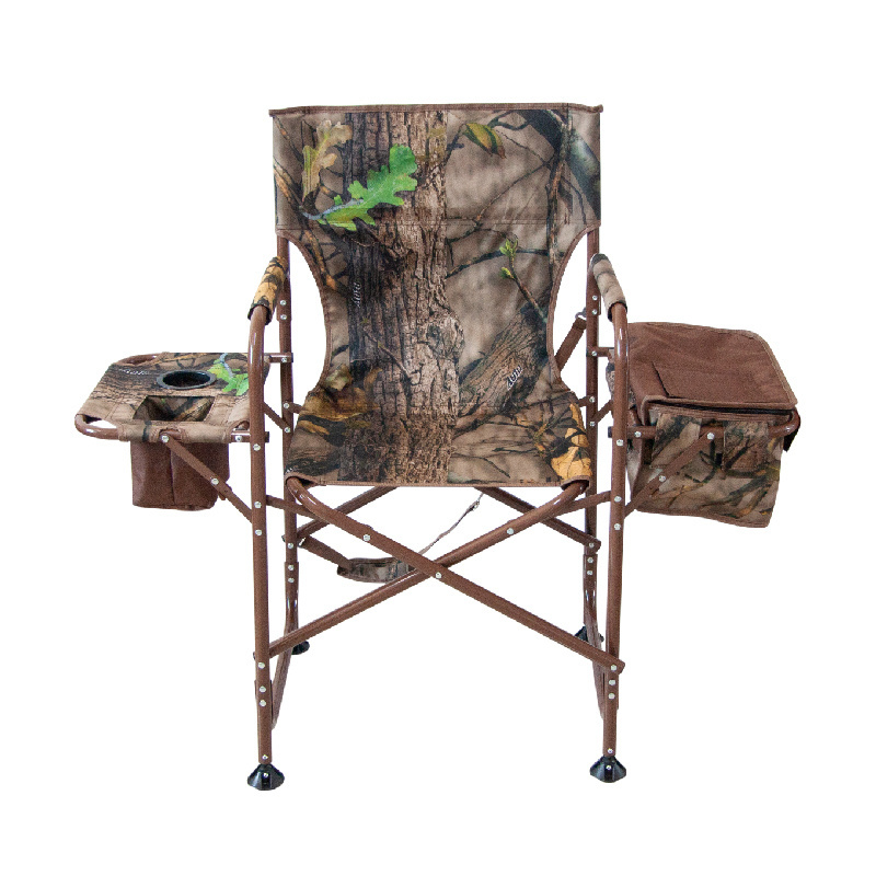 Outdoor Portable Hunting Chair With Side Table Folding Tall Director camping Chair With Cup Holder other hunting products