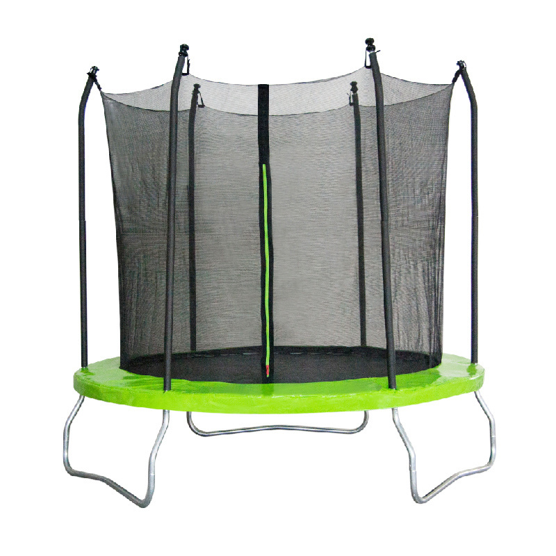 8ft 10ft T-junction connection rent a  tranpoline jumping trampoline para ejercicio With basketball hoop and laces