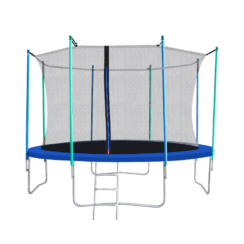 JKL New material professional Kids and adults big 12ft outdoor bungee recyclable steel trampoline tent prices with cover