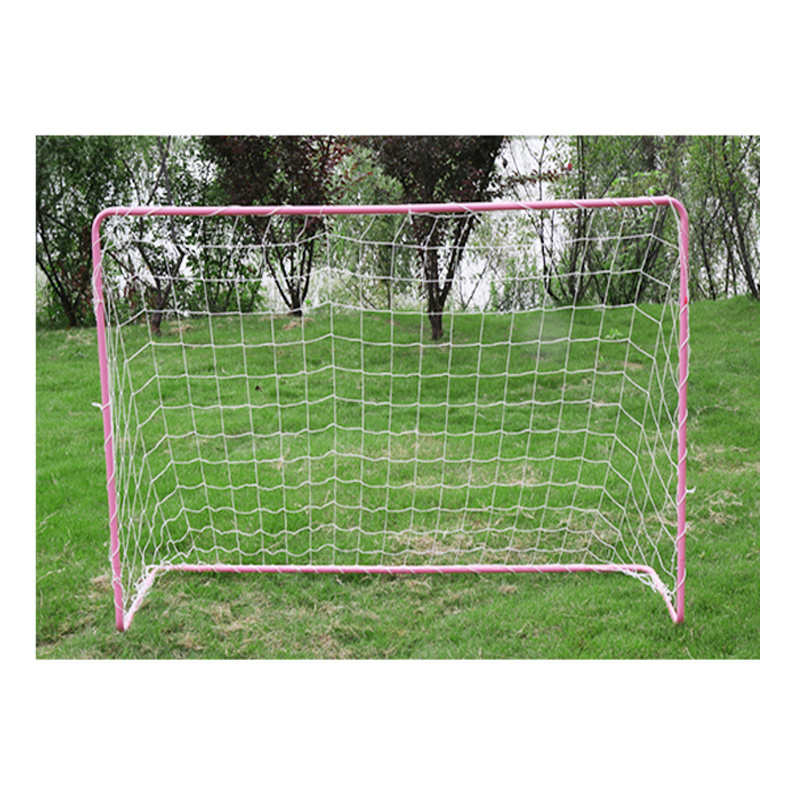 Mini portable foldable aluminium target football red small portable foldable soccer hockey goal post for sale