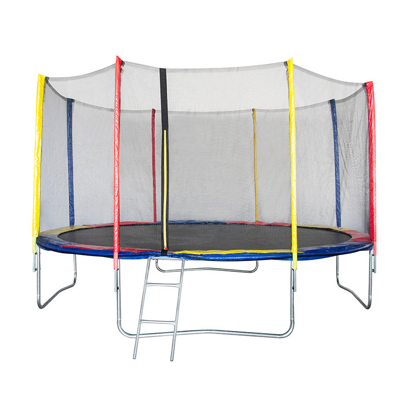 High sales Manufacturer child trampolines for adults with enclosures round 10ft 12ft trampoline outdoor with safety net