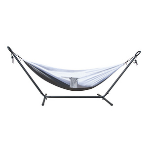 New type portable outdoor indoor folding lightweight easy setup double camping hammock chair stand