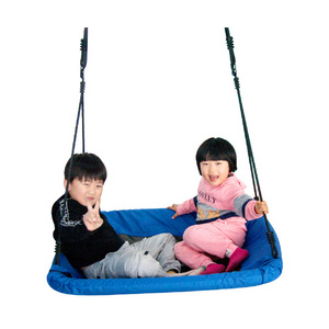 2024 hot sale outdoor square baby nest swing chair with Adjustable Hanging PE Rope for Children and Adults