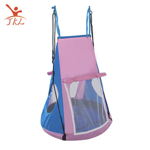 Outdoor baby Nest Swing Foldable Hanging Round Children Net Web indoor hammock Swing cover tent for kids