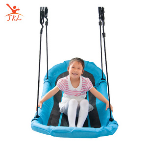 Blue boat bird nest swing customized design indoor portable hanging baby swing chairs outdoor play swing