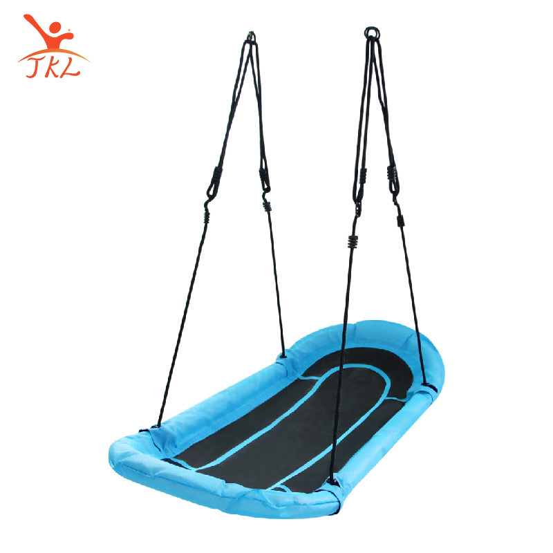 Blue boat bird nest swing customized design indoor portable hanging baby swing chairs outdoor play swing