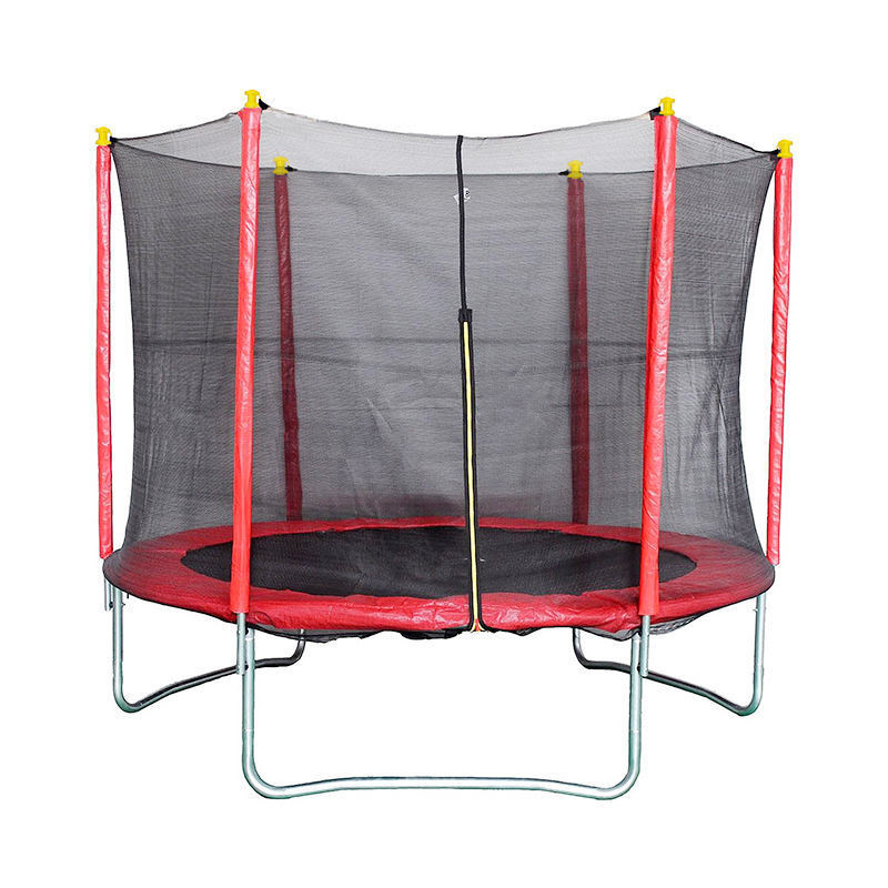 Kids Sports Toys Commercial Cheap Wholesale 6ft 8ft springs round trampoline tent cover and mat for adults and children