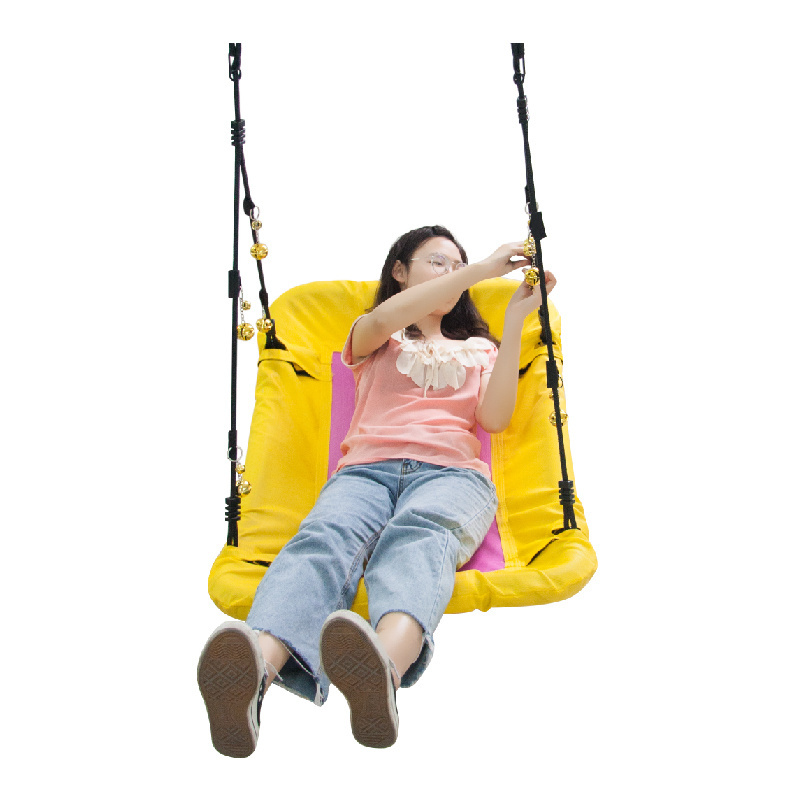 China factory hanging baby bird swing 110cmX70cm rectangular garden outdoor square nest swing chair hanging for children