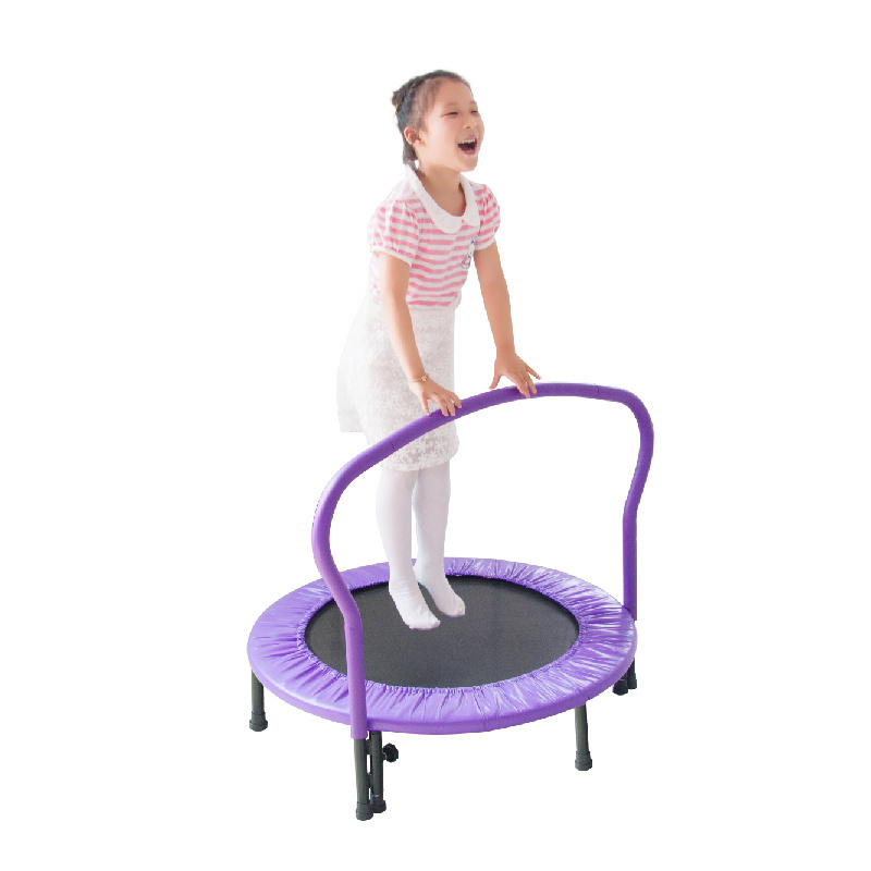 Indoor saltarin sewa trampoline matte para bebes crianca 8 anos trampolines plegables enfant for children with arm rest