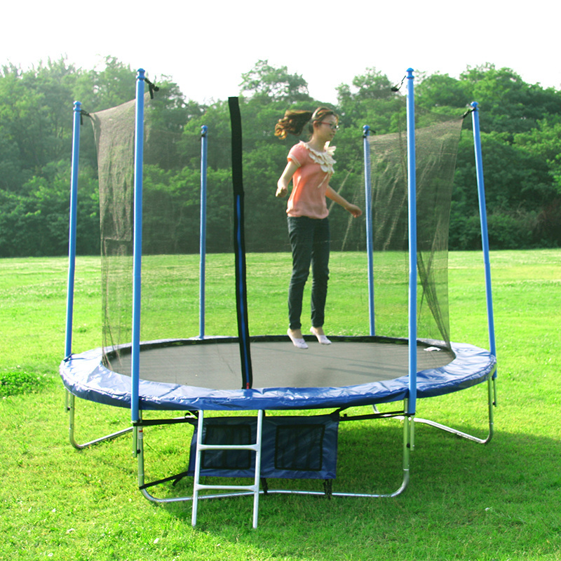 Outdoor kids halloween big 12ft recyclable jumping bed gymnastic cama elastica trampoline for different people