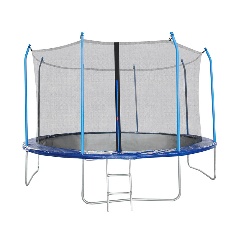 New design 12/13FT/14FT outdoor spring round cama elastica trampoline Manufacturer sales with T connector for children