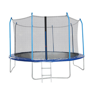 New design 12/13FT/14FT outdoor spring round cama elastica trampoline Manufacturer sales with T connector for children