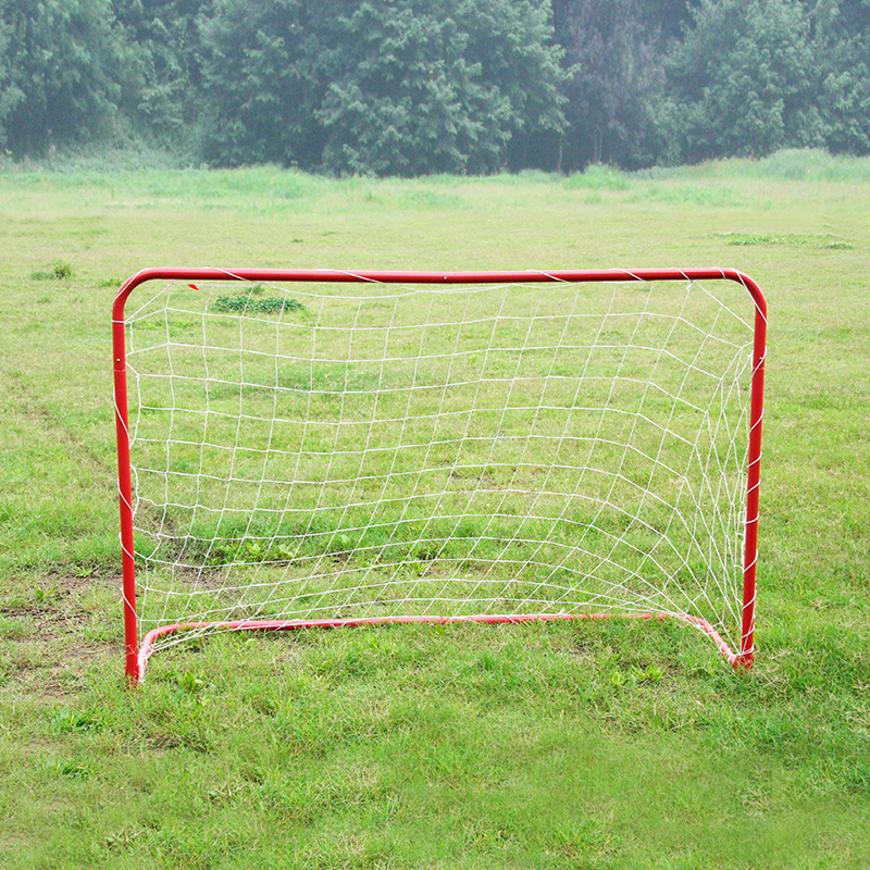 Blue portable outdoor mini soccer football soccer nets training equipment balls door pop up goal for children and adults