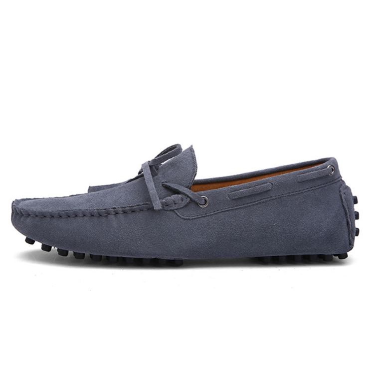 Hot Sales Spring Autumn Cow Suede Leather Boat Loafers Driving Walking Outsole Moccasin Casual Shoes for Men