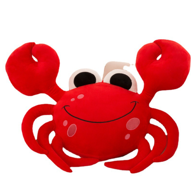 Professional customized crab toy hot sell plush stuffed toy crab personalized plush crab shaped pillow