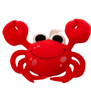 Professional customized crab toy hot sell plush stuffed toy crab personalized plush crab shaped pillow