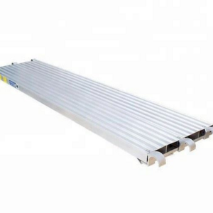 Aluminum scaffolding planks