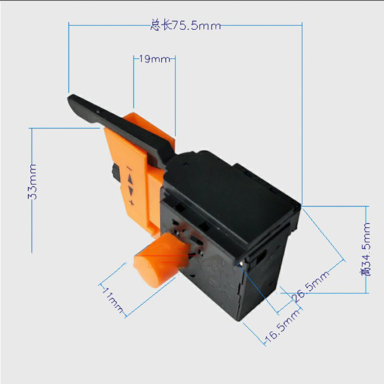 lock on power electric hand drill speed control trigger switch