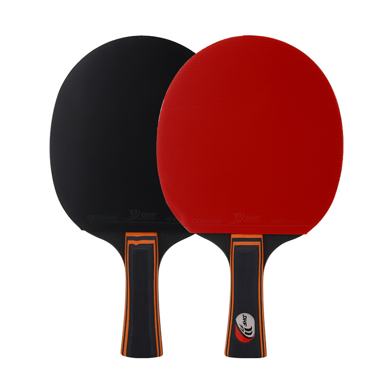 Double Happiness Clan Table Tennis Racquet 2 Strikes 3 Strikes Beginner Training Horizontal Strikes Beginner