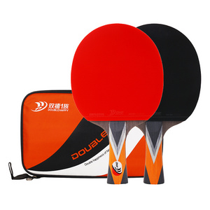 Double Happiness Family Exclusive Racing Competition Student Professional Table Tennis Racquet with 6 Stars