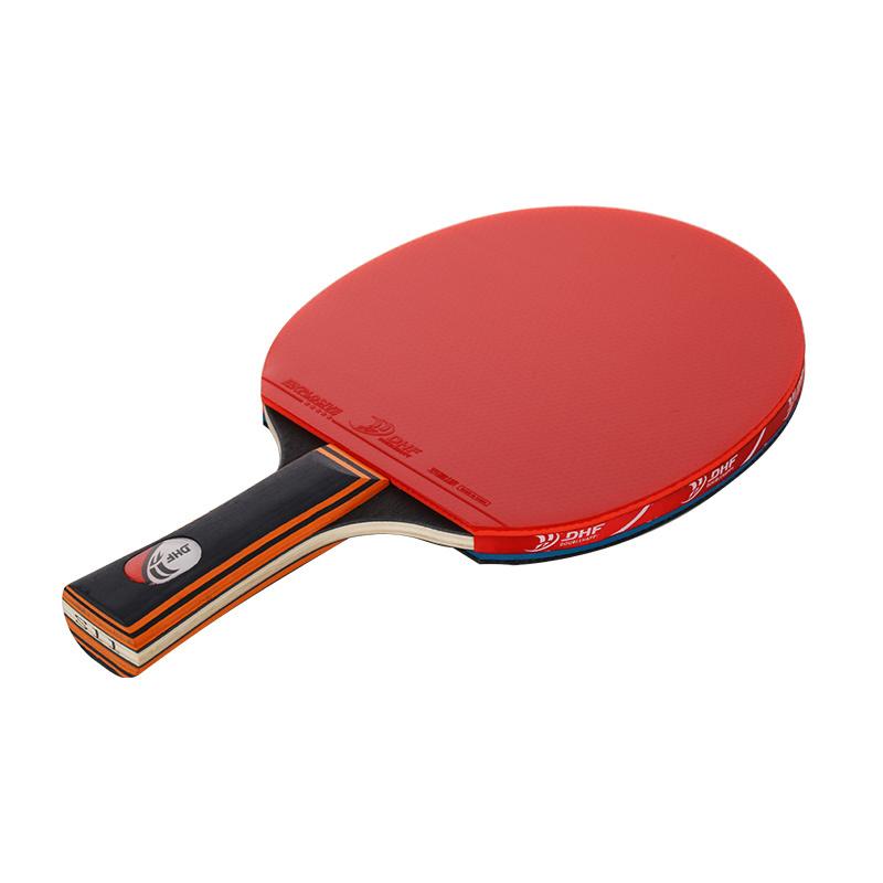 Double Happiness Clan Table Tennis Racquet 2 Strikes 3 Strikes Beginner Training Horizontal Strikes Beginner