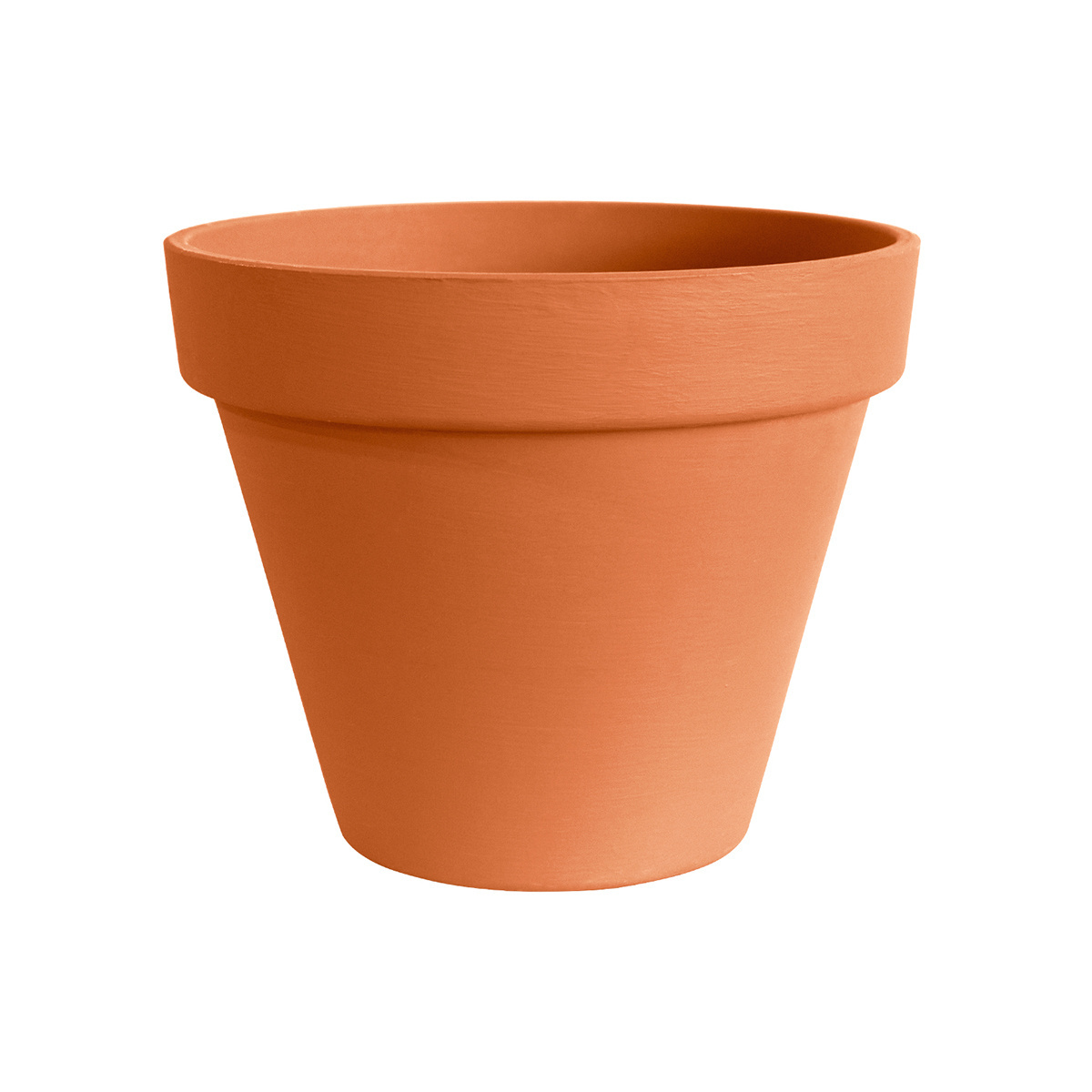 Wholesale home garden suppliers matte plastic terracotta pot