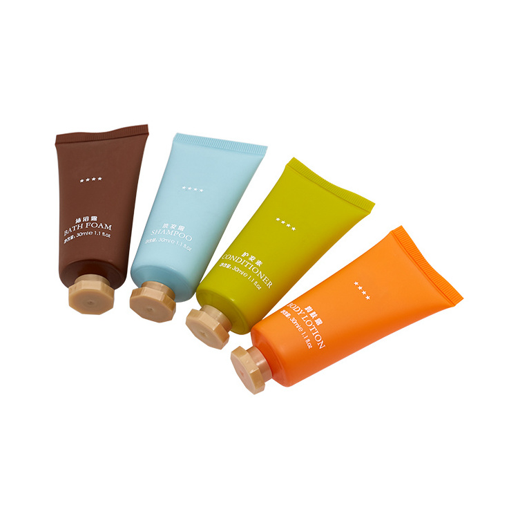 Colorful Lotion Squeeze Tube Travel Hand Cream Sample Packaging Cosmetic Plastic Soft Tube for Shampoo Facial Cleanser