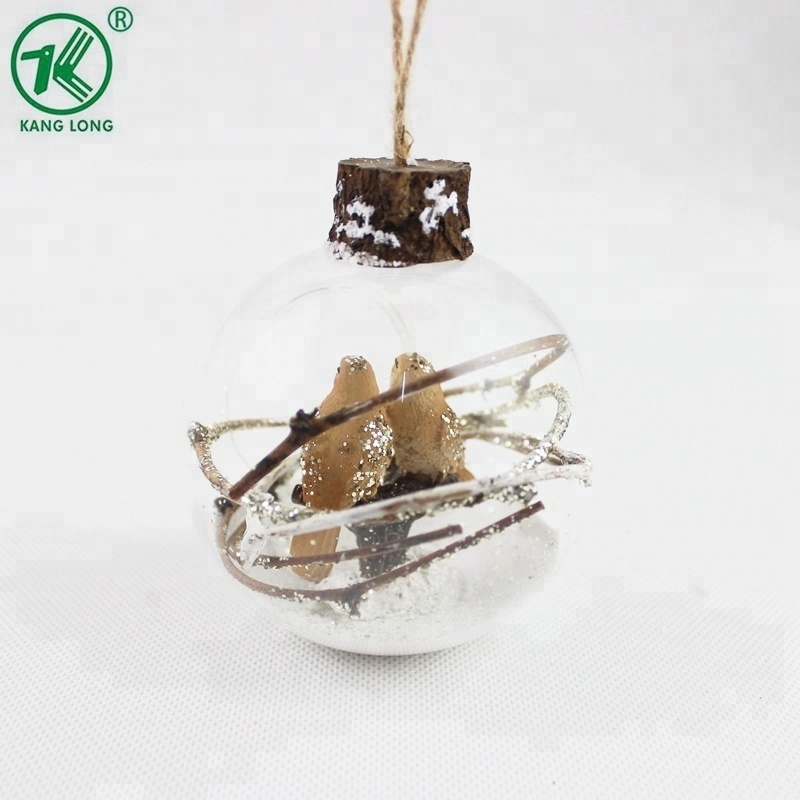 hand made wholesale glass christmas  ball ornaments bulk