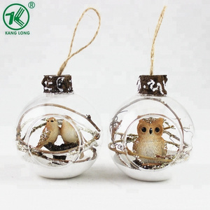 hand made wholesale glass christmas  ball ornaments bulk