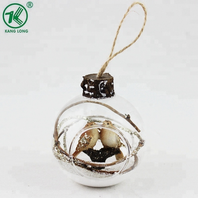 hand made wholesale glass christmas  ball ornaments bulk