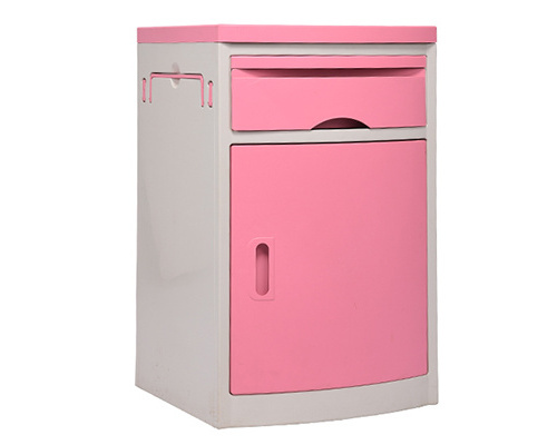 Most hot sale high stand ABS plastic case Bedside cabinet hospital cabinet medical hospital furniture for ICU ward with locker