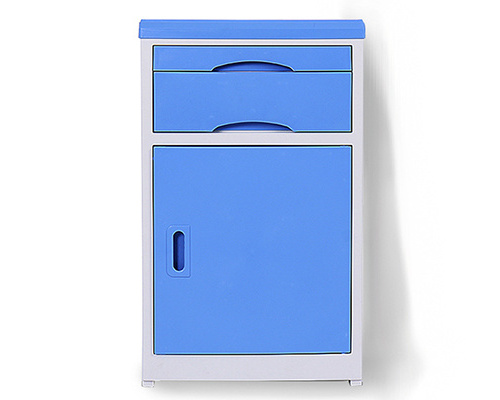 Most hot sale high stand ABS plastic case Bedside cabinet hospital cabinet medical hospital furniture for ICU ward with locker