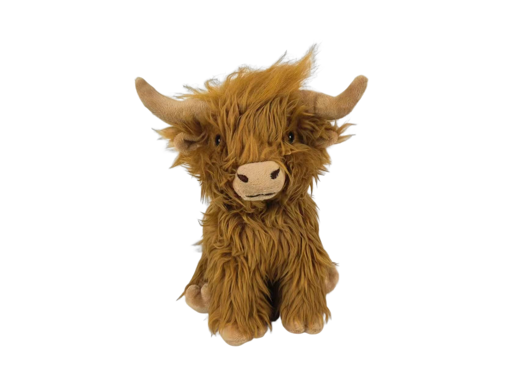 Wholesale New Design Custom Long Hair Cattle Plush Highland cow Toy Cute Soft Stuffed  Hot Sale Yak