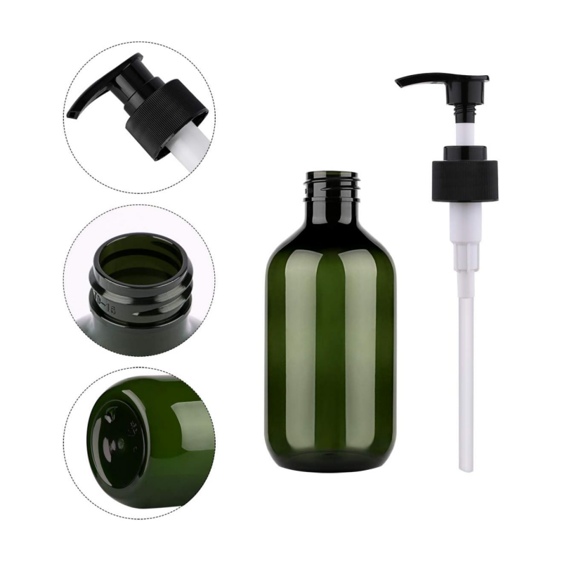 Hotel Cosmetics Bottle High-capacity 300ml Plastic Bottles With Pump For Shampoo And Body Wash