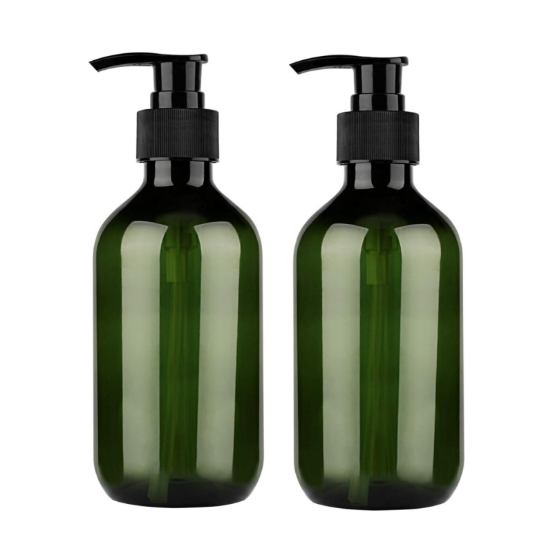 Hotel Cosmetics Bottle High-capacity 300ml Plastic Bottles With Pump For Shampoo And Body Wash